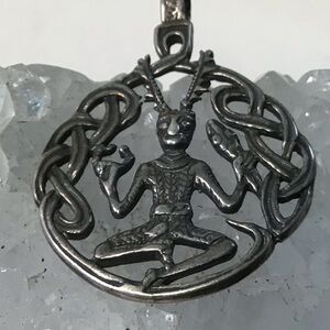 Sterling Cernunnos Pendant